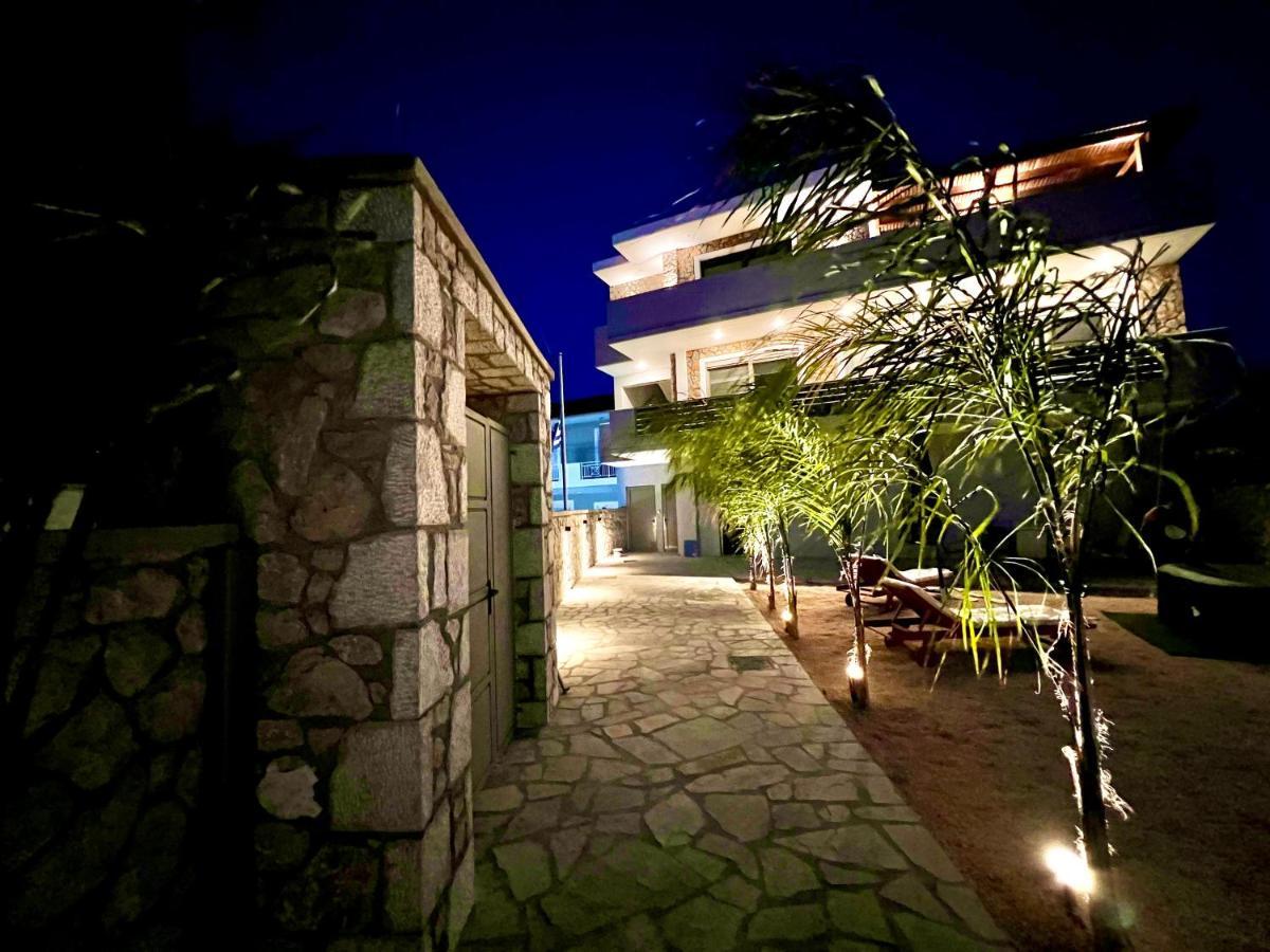 Odyssea Top View & Hot Jacuzzi Front Beach Kremastí Extérieur photo