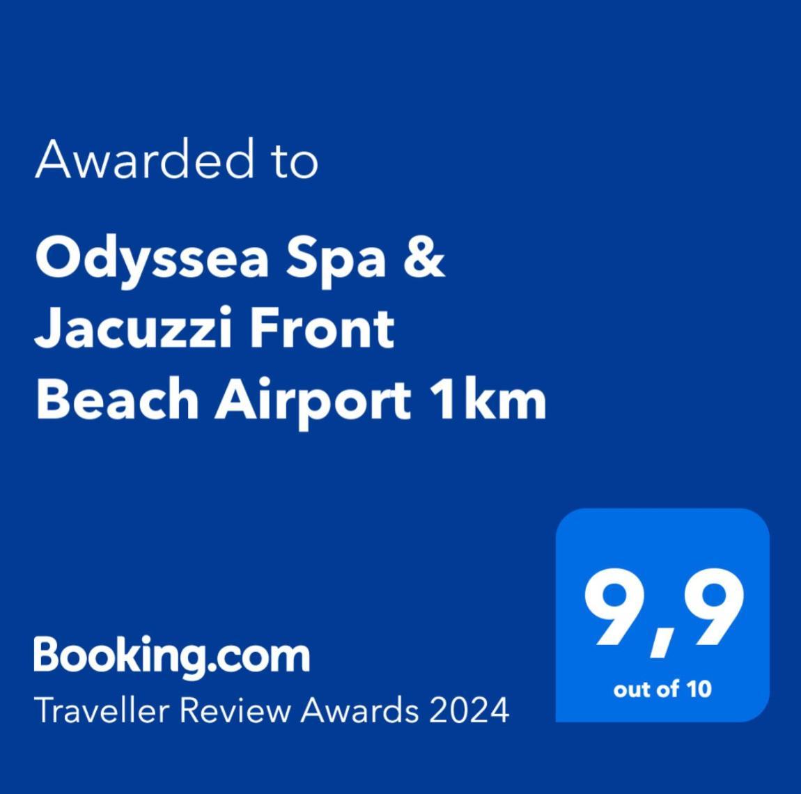 Odyssea Top View & Hot Jacuzzi Front Beach Kremastí Extérieur photo